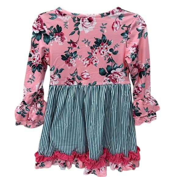 Toddler Girls 4T (L) Okie & Lou Vintage Strolls Dress Bicycle - Picture 4 of 7